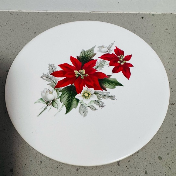 Poinsettia Trivet- 6 Inch Diameter - Picture 1 of 3
